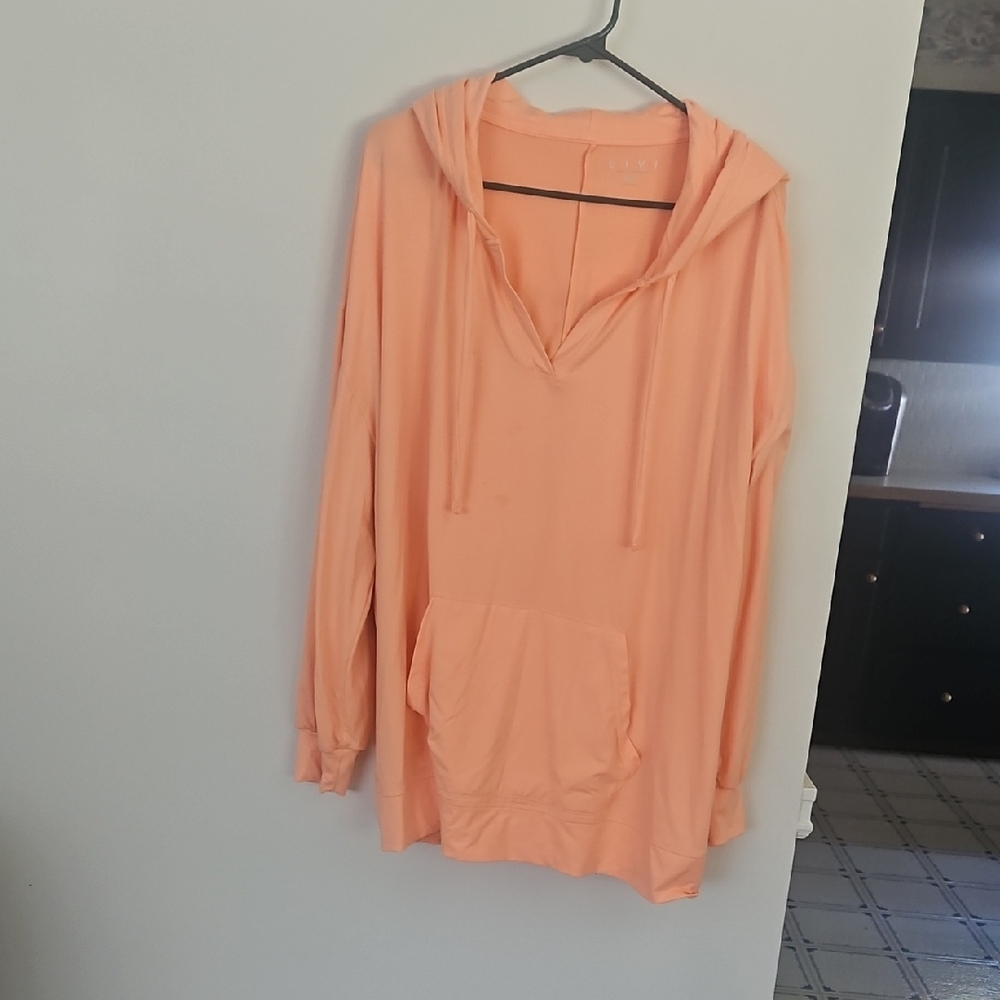 Lane Bryant Livi Orange Sweatshirt